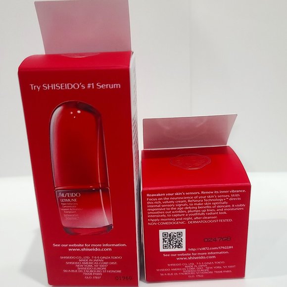 🆕SHISEIDO ULTIMUNE BUNDLE: Power Infusing Serum & Benefiance Wrinkle Cream NIBs - Picture 5 of 7